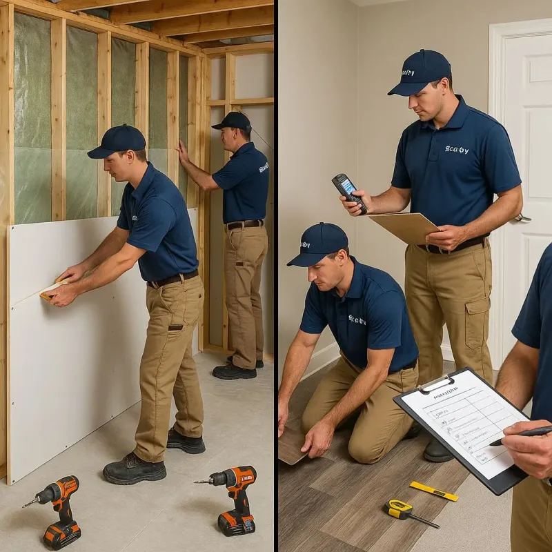 Repairs and Reconstruction process in North Lewisburg, OH