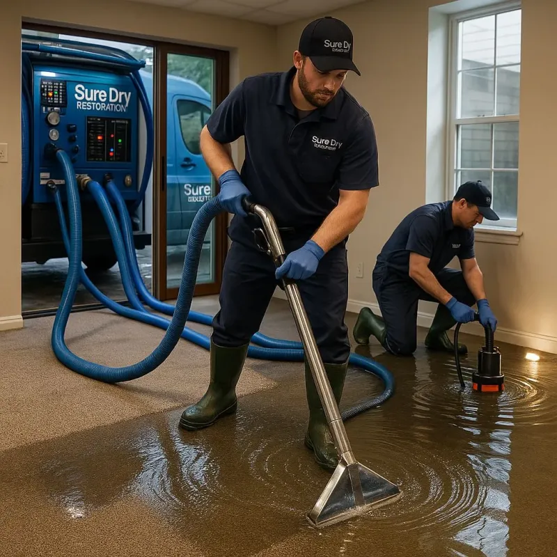 Water Extraction and Removal process in North Lewisburg, OH